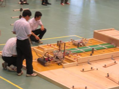 ［機械･電子機械］第26回富山県高等学校ロボット競技大会に出場しました