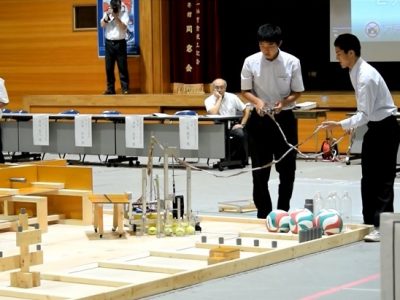 [機械・電子機械] 第27回富山県高等学校ロボット競技大会に出場しました